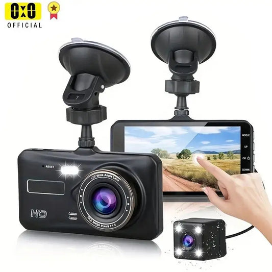 4" Dash Cam Pro Car Camera Recorder Dual Front and Rear HD 1080P Night Vision UK