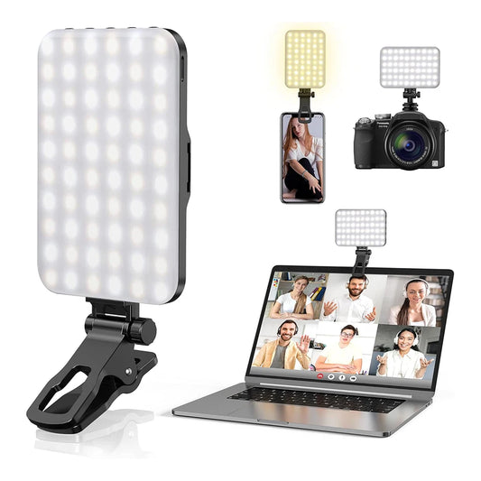 Adjustable led 2200mah Selfie Light Flash Rechargeable For all iphone mac laptop